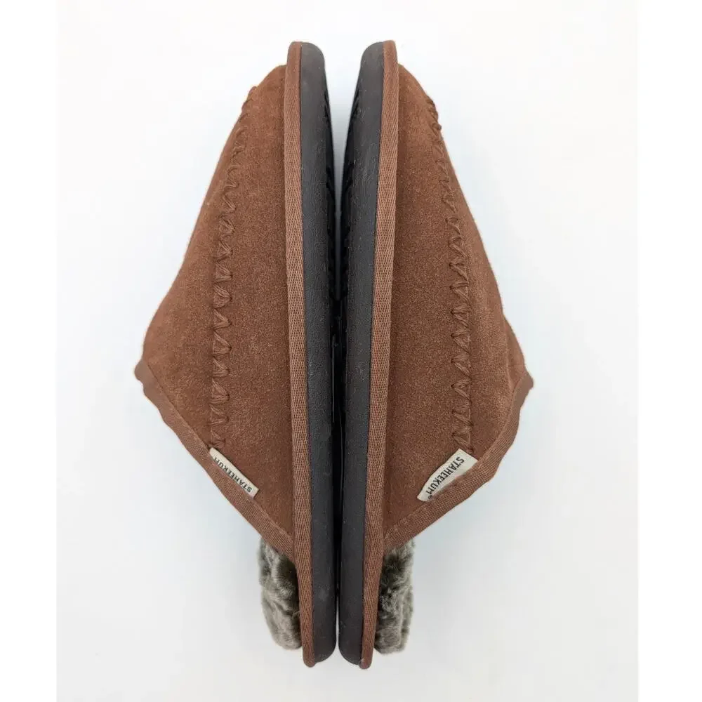 Staheekum Cabin Classic Slipper Shoes Closed Toe Men's Brown Size US8M EU41